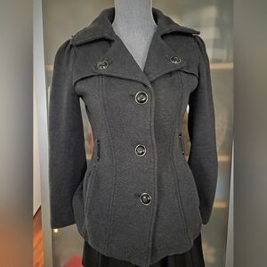 Kenneth Cole Reaction Charcoal Pea Coat